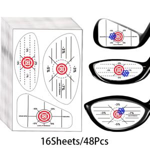 골프 임팩트 스티커, 아이언 바, 나무 골프 클럽, 골프장용 클럽에 적합. 오른손잡이용 스윙 훈련 보조 도구로 사용 가능한 스티커 라벨