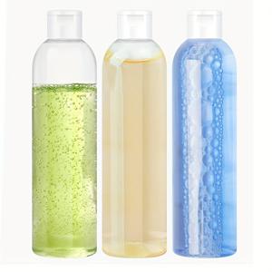 플립탑 디자인 8oz/250ml 여행용 스퀴즈 병 3개 세트, 샴푸, 로션, 에센셜 오일용 재충전 가능 빈 병