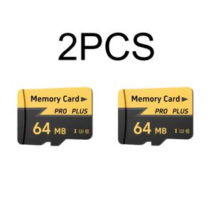 2개 멀티 사이즈 TF 메모리 카드 세트 64MB/128MB/256MB/512MB/1GB/2GB 고속 Class 10 SD 플래시 카드 (감시 카메라, 차량용 라디오, 게임 콘솔 & 휴대용 기기용)