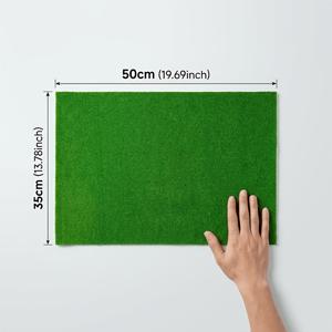 중형 인조 잔디 매트 모델 1개, 사이즈 35×50cm - DIY 미니어처 장면용 합성 모조 잔디, 부동산 샌드 테이블 모델, 레일웨이 모델, 수제 녹지 조경, 탁상용 장면 연출, DIY 공예 미니어처 정원용