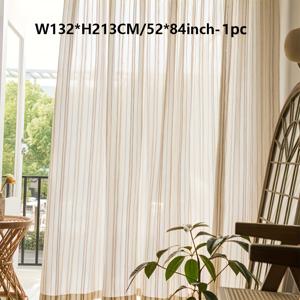 일본식 나무 세로 시스터 커튼, 거실, 침실, 문/창문용, 4계절용 - 로드 포켓 디자인, 단열, 폴리에스터 원단, 침실 장식 | 일본식 커튼 | 단열 커튼, 거실 커튼