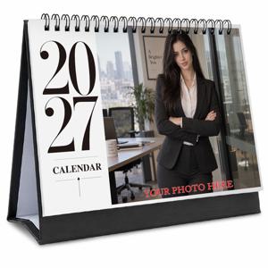 1 세트 2027년 데스크 캘린더, 맞춤 사진, 개인 맞춤 캘린더 사진 업로드, 가족, 커플, 친구를 위한 기념 선물, 데스크 장식
