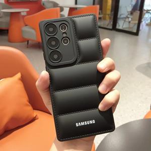 휴대폰 케이스 - 다운 소프트 S26 S25 S24 S23 S22 S21 S20FE Note20Ultra 실리콘 충격 방지 케이스
