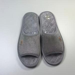 사계절용 실내 슬리퍼, 가정 및 사무실용 - 미끄럼 방지 밑창, 플러시 쿠션 솔 & 부드러운 패브릭 갑피, 바닥에 편안한 라운드 토 슬라이드