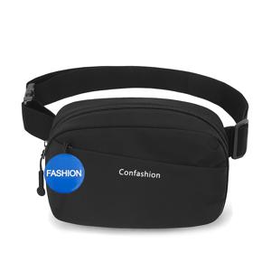 여성용 웨이스트백 - [가방 1개 + 배지 1개] 남녀공용 숄더 크로스백, 봄 여름용 다기능 체스트팩, 아웃도어 캐주얼 패션 웨이스트백, 완벽한 선물 선택 [지퍼 방향 랜덤]