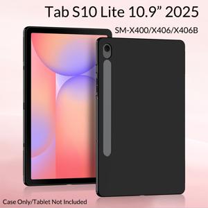삼성 탭 S10 라이트 10.9인치 2025 SM-/X406B용 케이스, 슬림 디자인 무광 TPU 고무 소프트 스킨 보호 커버, 접이식, 휘어지는 타입, 지문 방지, 스크래치 방지