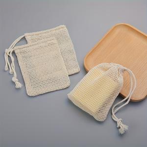 고품질 천연 메쉬 비누 주머니 5개 - 부드럽고 재사용 가능하며 통기성 있는 페이셜 클렌징 폼 네트, 민감성 피부에 적합, 여행 및 가정용으로 완벽 - 저자극성 뷰티 케어 액세서리