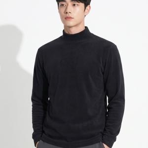 남성 고밀도 기모 베이직 기본 반폴라 티셔츠 제로투히트(M6WT52)