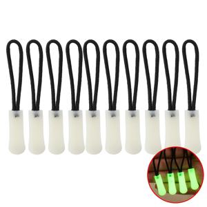 10개 60mm 형광, 수지 당김끈, 당김끈, 교체, 수리. 탈착식 지퍼 액세서리, 지퍼 버클, 꼬리 끈