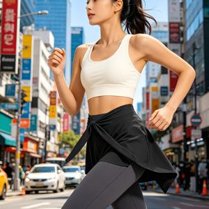 원피스 타이백 힙업 스커트, 속건성 비침 방지 팬티, 댄스 겉옷 스커트, 가벼운 럭셔리 캐주얼 올매치 앞치마
