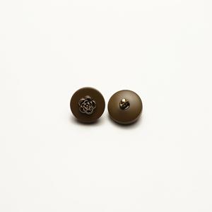 10개 꽃 모양 원형 버튼 11mm/0.43인치 금속 레진 조합 패션 디자인, 셔츠, 드레스, 니트 가디건, 소매 칼라 버튼, 뜨개질 용품, 재봉 패스너, 의류 추가 부자재 보조 재료 블랙, 화이트, 핑크, 커피, 베이지 Fi