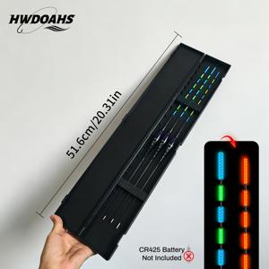 4개 세트 (초고휘도 물림감지 색상 변경 전자 낚시 찌 3개 + 작은 검은색 상자 1개, 배터리 미포함) 낚시 도구, 낚시 용품, 소형 낚시 액세서리, 다양한 낚시 상황에 적합