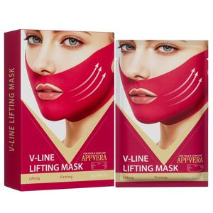 3개입 V라인 리프팅 페이스 마스크, 얼굴 및 목 주름 패치, 넥 마스크, 즉각적인 탄력 리프팅, 주름/미세 주름 감소, V자형 턱 리프팅 스트랩, 할로윈 및 크리스마스 선물