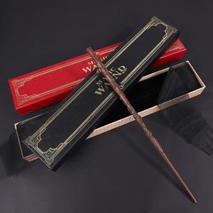 테마 마법 지팡이 선물 세트, 금속 코어가 있는 레진 마법 지팡이, 마법 지팡이와 우아한 선물 상자 포함, 역할 놀이 코스튬 지팡이, 팬들을 위한 완벽한 파티 및 생일 선물 선택