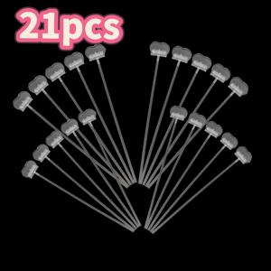 21개 새로운 클립형 풍선 스틱 - 휴대용 풍선 막대, 내구성이 뛰어나고 유연한 PVC 막대, 결혼식, 생일, 베이비 샤워 장식, 가정 및 정원 장식품, 파티 용품에 적합, 파티, 축하 행사, 결혼식, 모임에 이상적