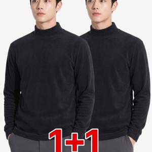 [1+1] 2장세트! 남성 따뜻한 겨울 고밀도 기모 폴라티 제로투히트(M6OPWT52)