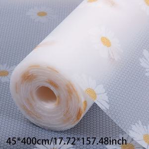 1롤 선반 라이너, 고품질 미끄럼 방지 라이너, 주방 캐비닛에 적합, 모던 패턴 방수 선반 용지, 내구성 있는 EVA 캐비닛 라이너, 재단 가능, 냉장고 캐비닛 및 서랍, 조리대, 책상, 신발장, 창고에 적합
