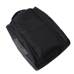 블랙 골프화 가방 1개, 지퍼형 여행용 신발 가방, 스니커즈 가방, 스케이트화/운동화 등에 적합