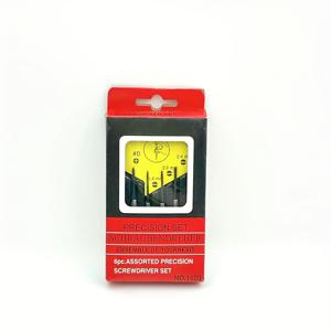 6개 미니 드라이버 세트, 정밀 드라이버 키트, 6개 다양한 크기의 일자 드라이버 및 십자 드라이버 포함, 안경, 장난감, 시계 수리에 적합