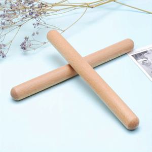 리듬 스틱 16개 타악기, 박수봉 포함 - 초보자, 음악 수업, 연습용 목재 드럼스틱, 교육 및 일상 연습을 위한 내구성 있는 드럼 연주용