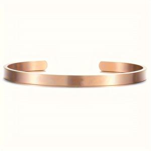 1개 남성용 5mm 와이드 팔찌, 좌표, 이름, 텍스트, 문구, 글자, 심볼, 날짜 커스터마이징 가능. 양면 개인화 지원. 스테인리스 스틸 브러시드 매트 커프 팔찌 (골드, 실버, 블랙, ). 남성용 팔찌. 아버지의 날 선물