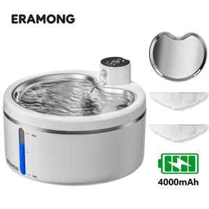 102Oz/3L 무선 고양이 물 디스펜서, 스마트 애완 동물 정수기, 60일 배터리 수명, 자동 흐름 정수 스타일, 적외선 모션 센서 포함, 교체 가능한 필터 2개 포함, 크리스마스 선물