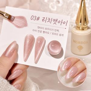 젤네일 샴페인 누드 미러 파우더 자석 네일 젤 셀프네일아트