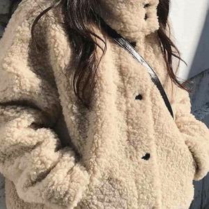 새로운 여성용 따뜻한 재킷 한국식 시크한 스탠드 칼라 프레피 숏 코트 겨울 아우터웨어 여성용 캠퍼스 데일리 베이지 카키 커피 원 사이즈