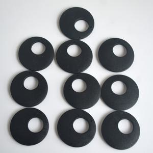 10개 40mm 블랙 원형 속이 빈 나무 펜던트 추가, 수제 귀걸이 목걸이 펜던트 주얼리 재료, 창의적인 나무 주얼리 제작 추가, 주얼리 디자인 및 수공예에 적합