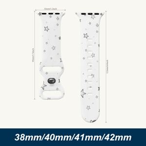 귀여운 밴드 컬러풀 44/45/46/49mm Apple 시리우스 밴드 Apple Watch 디자인 슬림 스트레치 팬시 여성/남성용 땀 방지 조절 가능 강력 버클 경량 사이클링 운동 파티 러닝 요가 남성용