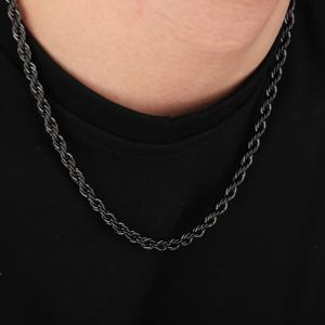 5MM 넓은 두꺼운 남성용 체인, 304 스테인리스 스틸 진공 전기 도금 컬러 보존 주얼리, 우아한 힙합 대담한 선물