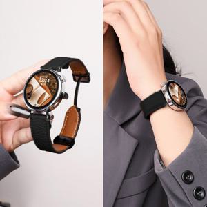 6/5/4/3, 샤오미 워치, 액티브 2 40mm 44mm/액티브 40mm/ 3 41mm/ 42mm/기어 S2, 화웨이 워치 GT3 42 46mm 프로 GT3 프로 46mm 42mm 스마트 워치 밴드용 22mm/20mm 합성 가죽 스트랩