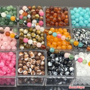 543개 12색 빈티지 구슬, 주얼리 제작용 - 6mm 아이형, 팔찌, 목걸이, DIY 공예에 호환 - 재봉 및 구슬 공예용 고품질 장식용 구슬, 예술, 예술가, 핸드메이드 액세서리용