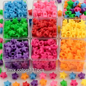 131개 10mm 아크릴 대구경 작은 펜타그램, 직구멍 펜타그램, DIY 구슬 팔찌, 수제 DIY 주얼리 액세서리용 단색 별 구슬, 팔찌, 귀걸이, 목걸이, 열쇠고리, 헤어 액세서리, 의류, 신발, 주얼리에 사용 가능 > 신발, 주얼리, 시계 액세서리 > 주얼리 액세서리 > 구슬과 주얼리 제작 용품, 박스 없음