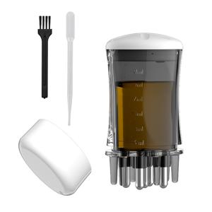 11ml 액체 가이드 빗, 다기능 두피 액체 마사지 빗, 롤러형 세럼 주입기, 휴대용 압착 두피 관리 도구, 두피 약 적용기, 헤어 액체 가이드 빗, 에센셜 오일 롤러 적용기, 휴대용 두피 롤러