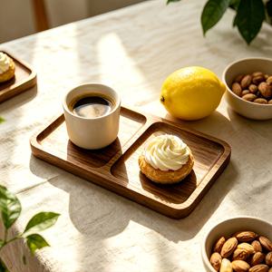 1개 서빙 트레이, 치즈 보드, 나무 트레이, 홈 데코, 주방 필수품, 아침 식사, 오후 티에 적합, 스낵, 과일, 치즈, 사탕 및 작은 장식품 보관에 이상적, 홈 데코 및 선물용으로 완벽