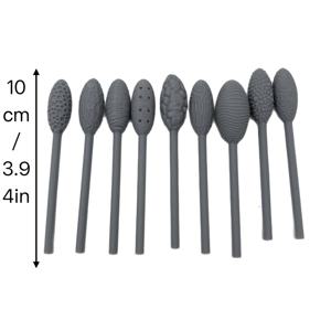 9개 세트 레진 클레이 텍스처 아트 키트, 도자기 미니어처 풍경, 조각 텍스처 도구, 도자기 공예 도구, 프린팅 도구, 프린팅 아트에 적합