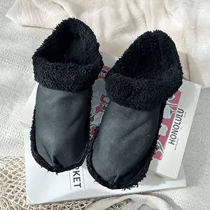 1켤레 겨울 플러시 슬리퍼, 플러시 단열 안감, 플러시 블래더가 있는 펫포리케이션 신발 안감 - 겨울용 두꺼운 방한 플러시 깔창, 부드럽고 편안한 착용감, 따뜻함과 미끄럼 방지 디자인을 위한 탈착식 내부 라이너