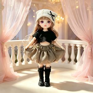 유연한 팔다리로 포즈를 취할 수 있는 BJD 인형, 경량 BJD 인형은 가정 장식 인형으로 변신할 수 있으며, 높은 외모의 피규린 인형은 인형으로 변신할 수 있습니다. 볼펜형 인형 선물, 마음을 따뜻하게 하는 선물