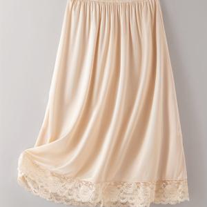 60cm Mid-length Umbrella Skirt erskirt with La Trim, - Lining Skirt, - Lining Skirt, Skirt, Slightly Stretchy Skirt, La-trimmed erskirt, Nightgown