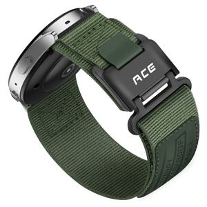 삼성 7/6/5/4(40mm/44mm), 워치 6/4 클래식, 워치 5 프로, 워치 3 클래식(41mm), 액티브 2와 호환되는 내구성 있는 마그네틱 버클 우븐 스포츠 밴드 20mm, 스포티하고 편리한 착용을 위한 나일론 마그네틱 버클 디자인, 20mm 인터페이스용