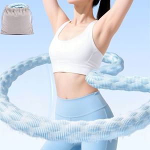 쿨링 훌라후프 스프링 훌라후프 피트니스 링 홈트 실내운동용 다이어트 후프 휴대용 운동 후프
