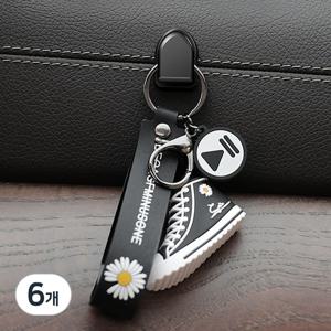 6개 차량용 스크 걸이 열쇠 키 홀더 후크 고리 DD-11851