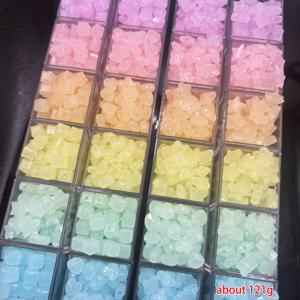 7-14mm 121g/4.28oz 장식용 구슬, 젤리 아크릴 루즈 비즈, 별, 하트, 나비, 정사각형 구슬, 직선형 구멍, DIY 팔찌, 귀걸이, 수제 액세서리용