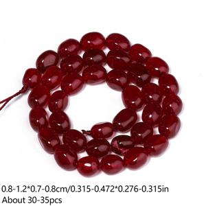 8-12mm 천연석 다크 레드 칼세도니 루스 스페이싱 비즈, 주얼리 제작 팔찌, 목걸이, 귀걸이, 펜던트 추가, 여성 선물로 적합