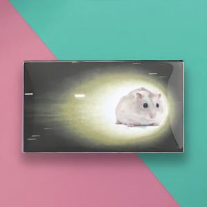 재미있는 햄스터 핀 배지 - 레트로 메탈 브로치 액세서리, 옷, 모자, 백팩에 적합 - 핀 백킹이 있는 작은 직사각형 햄스터 모양 배지 - 친구, 동료, 햄스터 애호가를 위한 재미있는 선물