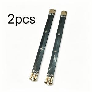 2개 20.5Cm 메탈 내부 플렉스 프레임 핸드백 추가 부품, 가방 입구 하드웨어, 수동 잠금 가방 버클 가방 잠금 장치, 지갑 클러치 하드웨어 추가 부품, 지갑 제작, DIY 지갑 제작