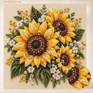 DIY 진주 아트 페인팅 키트, DIY 수제 진주 페인팅 아트 세트, 성인용 공예 빛나는 보석 장식 페인팅, 프레임 없는 2D 평면 아트 걸이 그림, 가정용 벽 장식 아트 재료 키트, 원형 진주와 풀 세트 도구 포함, 할로윈 & 크리스마스를 위한 창의적인 수제 선물, 2D 평면