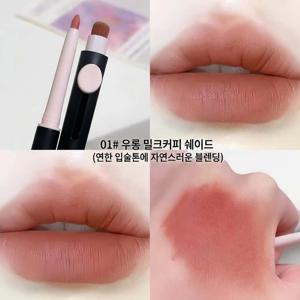 듀얼 립라이너 저채도 내추럴 매트 립브러쉬 내장 프로페셔널