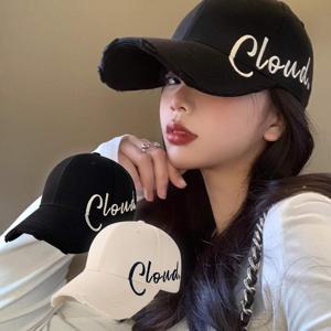 1+1 얼굴 작아보이는 야구 모자 볼캡 여성용 남성용 예쁜 고급 자수